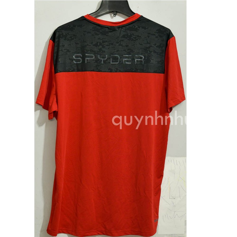 Brand new Spyder active men tee shorts sleeve RED - Picture 6 of 7
